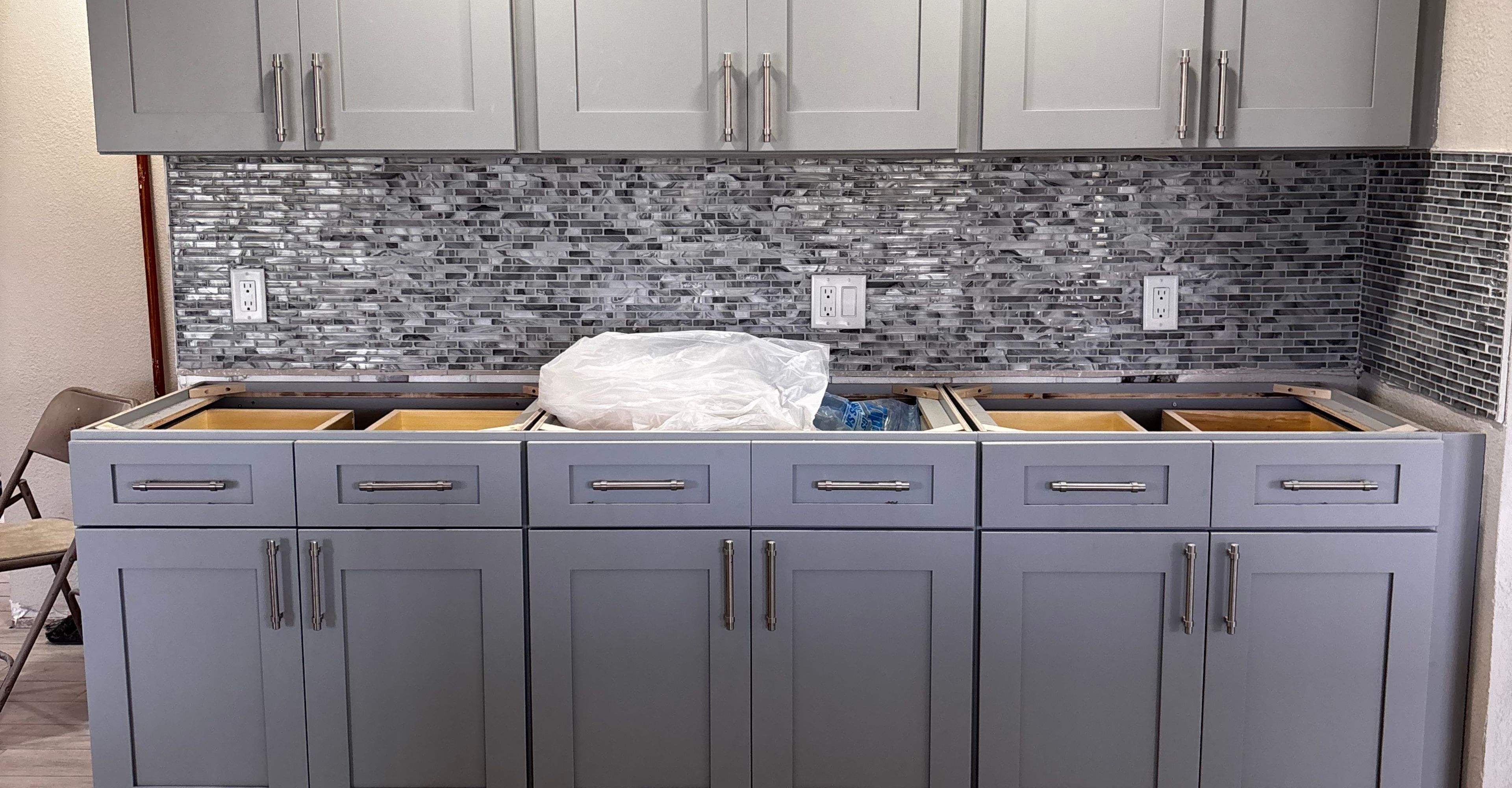 Kitchen remodel showing layout reconfiguration in Hernando County home